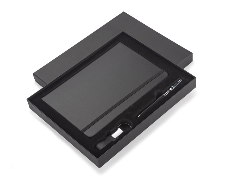 Zestaw - notes z długopisem i brelokiem PROBIZ A5